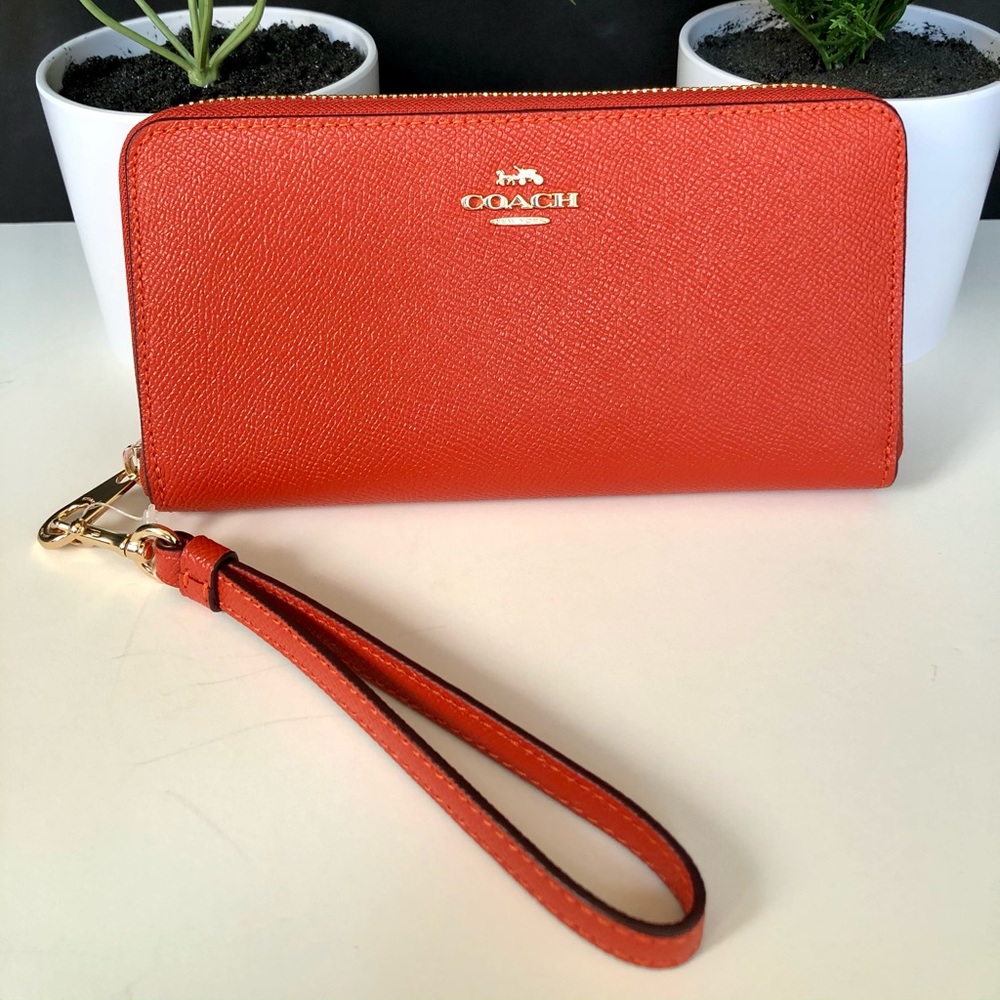 Orange Coach Wallet